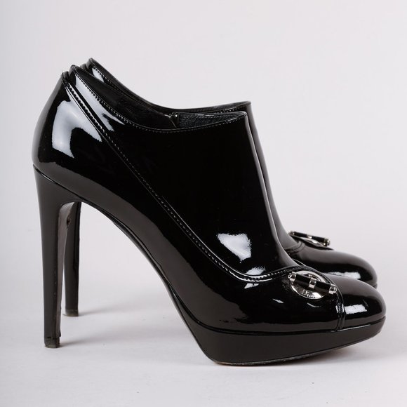 Dior Patent Leather Stiletto Bootie - Picture 1 of 9